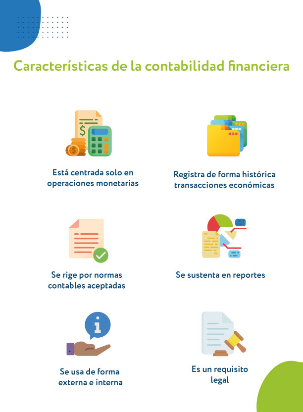 Características de la contabilidad financiera